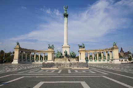 Plaza de los Héroes en Budapest