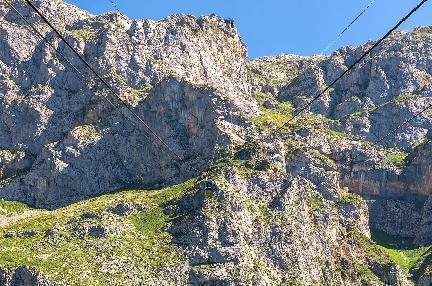 Fuente Dé, vista de Picos de Europa desde el teleférico. Cantabria