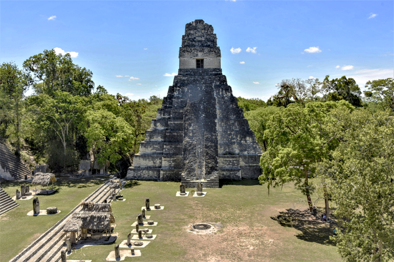 Templo del Jaguar en Tikal, Guatemala