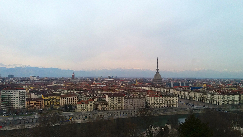 Vistas de Turín desde la Chiesa di Santa Maria